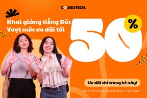 Học tiếng Đức ưu đãi